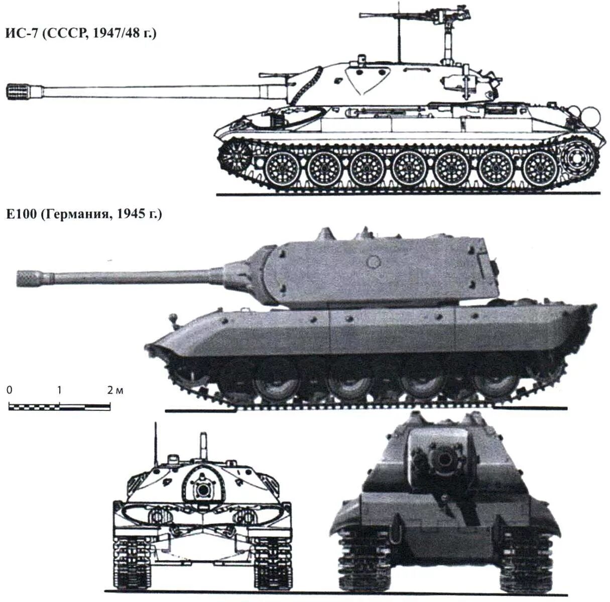 Вес тяжелого немецкого танка е 100