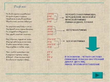Рифмовка в стихотворении мандельштам