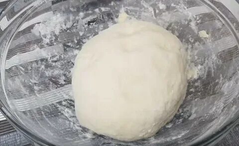 Тесто на кефире с творогом