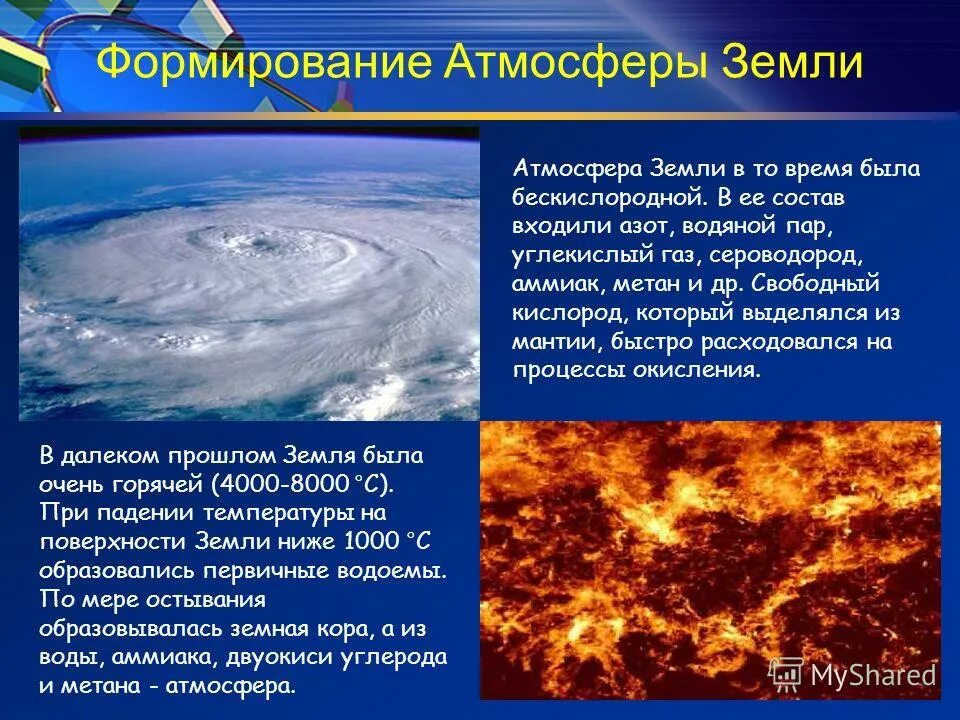 Бурное развитие жизни на суше вызвано. Формирование атмосферы земли. Этапы формирования атмосферы. Формирование состава атмосферы. Атмосфера земли презентация.