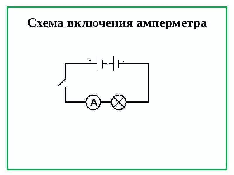 Подключения амперметра и вольтметра в электрическую цепь Урок 9 Электрический ток