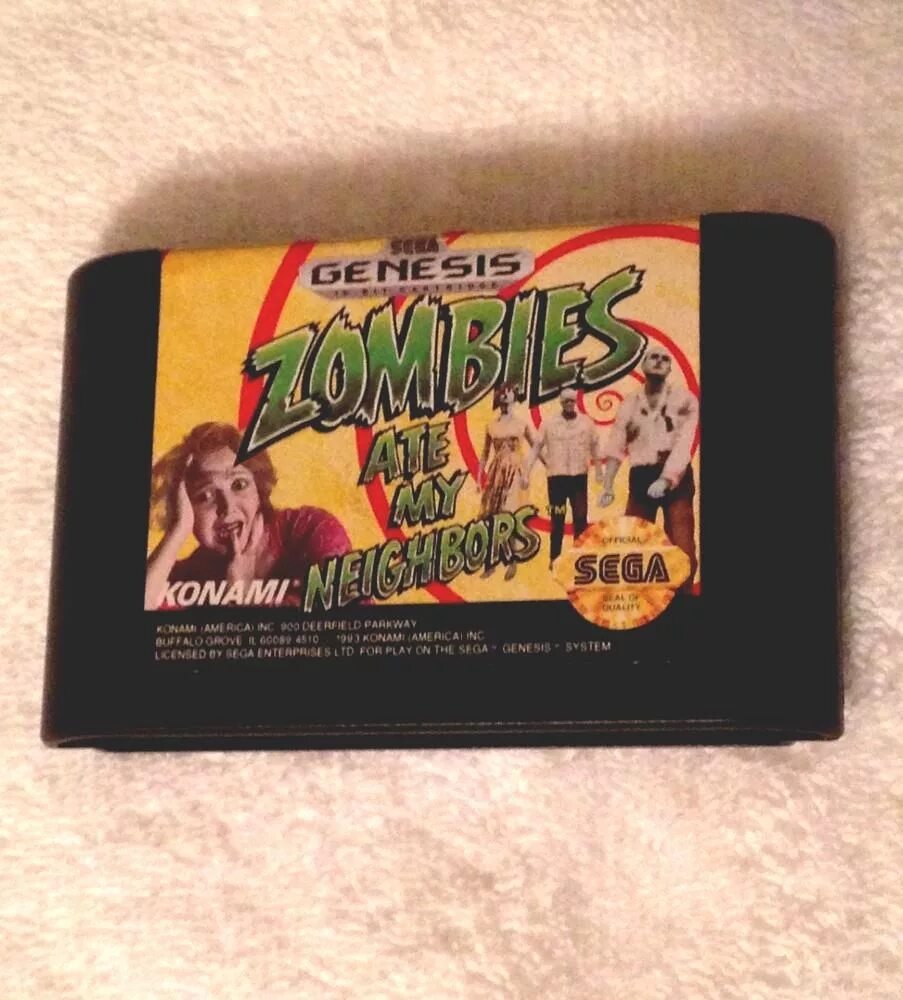 Игра сега зомби. Zombies ate my Neighbors Sega Genesis. Zombies ate my Neighbors (1993). Zombie ate my Neighbors Sega Genesis обложка. Zombies ate my Neighbors картридж.