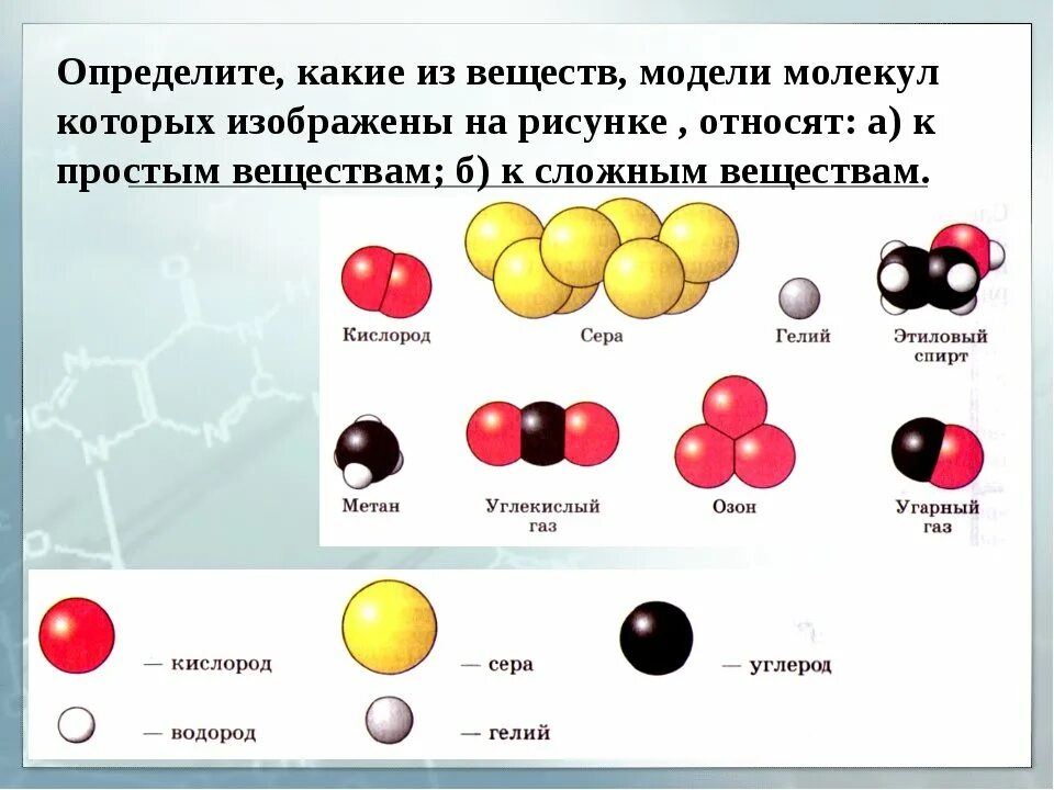 Химия простые примеры