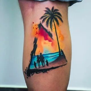 Beach tattoos ideas