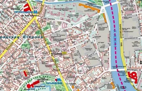 Петроградская карта санкт петербурга