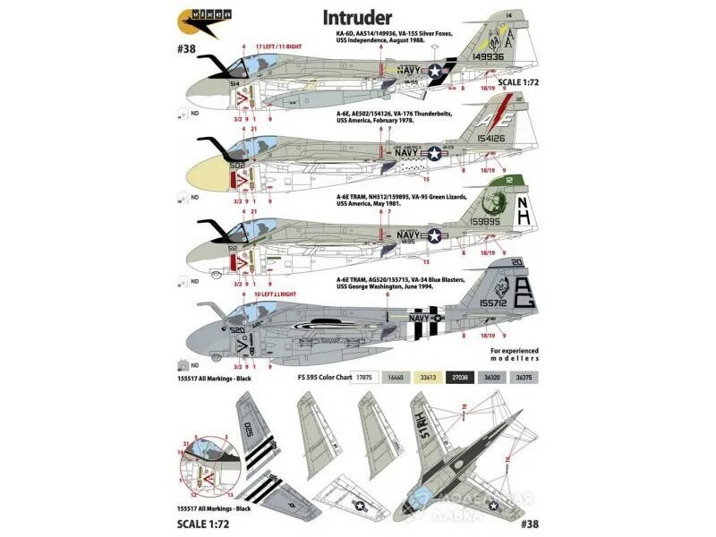 Option marking. Intruder a-6 декали. A-6 Intruder чертежи. Декали CTA. A6e tram.