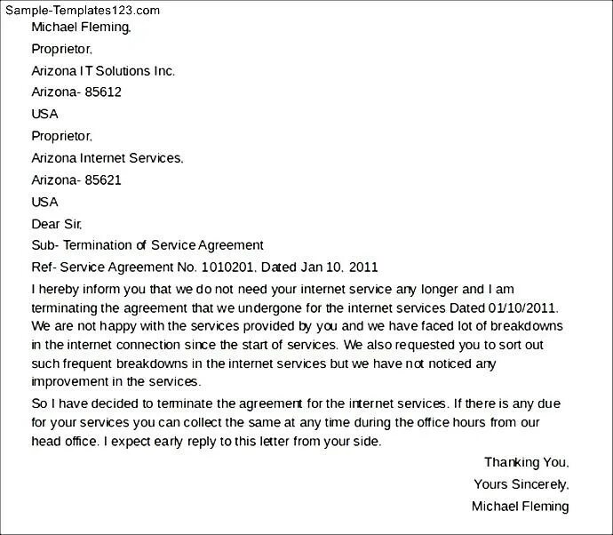 Termination Letter example. Termination Agreement. Service Contract Letter examples. Sample of Letters about signing Mou.