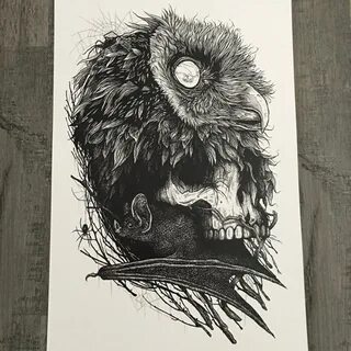 Bump in the Night - Art print by We Are All Corrupted 
