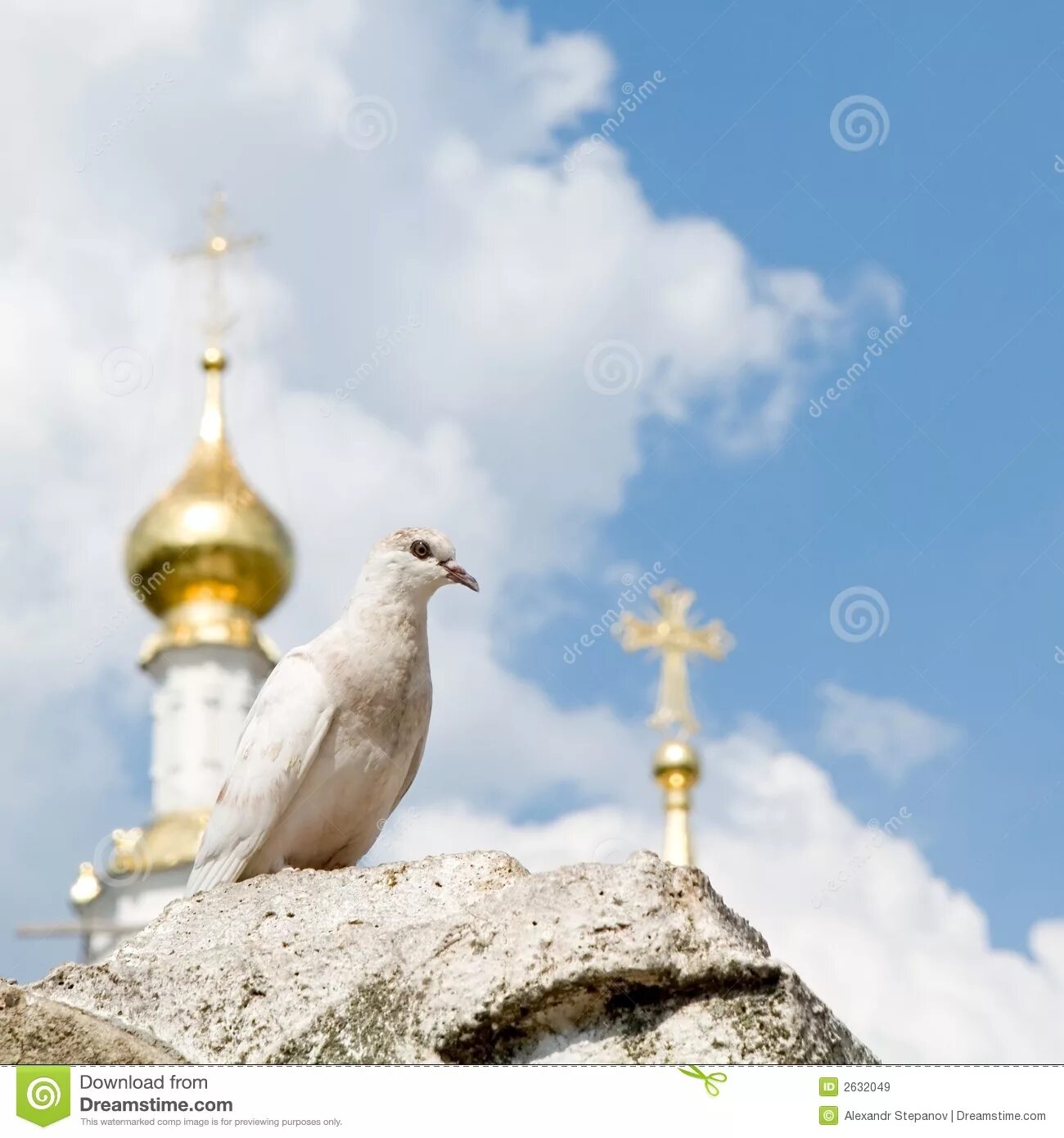Храм и голуби