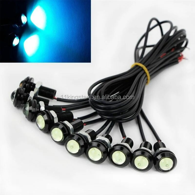 Ходовые огни led DRL (Eagle Eye) 10lamp 12v w+y. Дневные ходовые огни 12 в led daytime Lights. Орлиный глаз (Eagle Eye - 2008).. Светодиодный модуль 12в ДХО Орлиный глаз. Дхо глазки