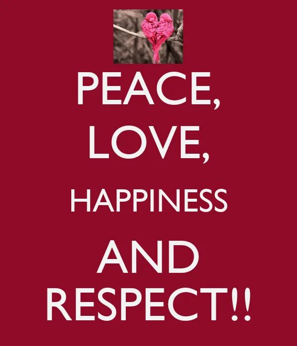 Be happy be loved