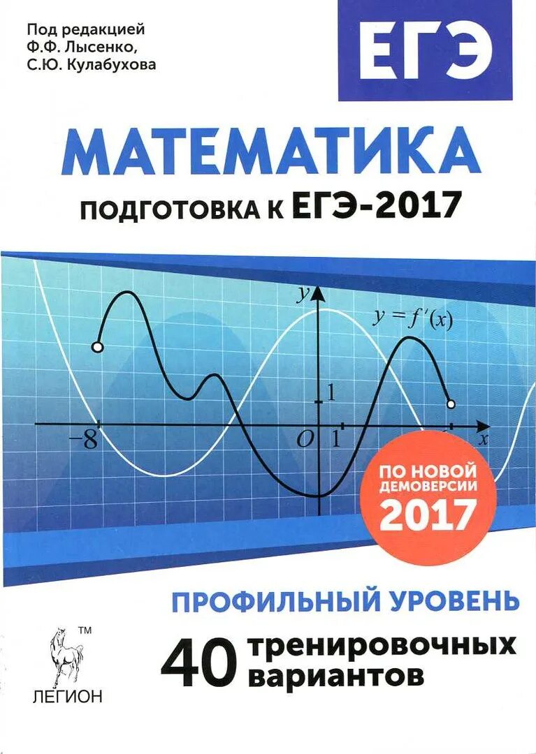 Математика профильная 2017 года