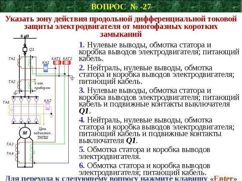 Принципы релейной защиты. Релейная защита силовых трансформаторов 6-10. Зона действия релейной защиты. Основные назначения релейной защиты. Дифференциальная защита электродвигателя.