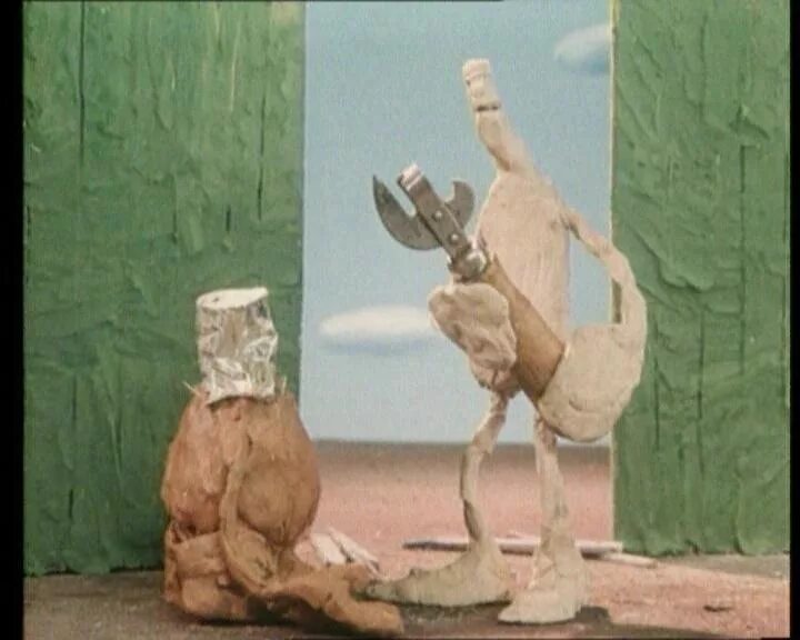 Пластилиновая ворона (1981). Тяп ляп Бардин.