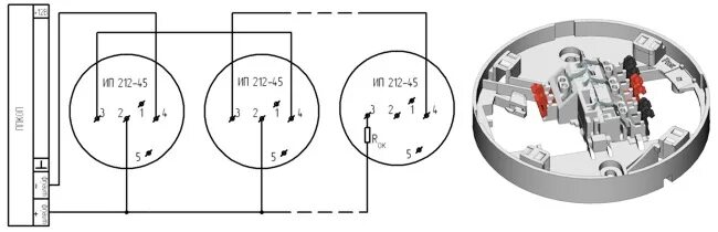 Ип 212 189 шмель схема подключения. Схема подключения датчика пожарной сигнализации ип-212. Дымовой датчик ип 212-141. Расключение датчика ип 212. Датчик rubezh ип 212.