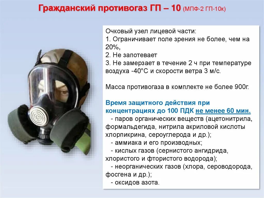 Поможет ли противогаз. ГП-10 1 противогаз. Гражданский противогаз ГП-10. Противогаз лицевая часть очковый узел. В противогазе очковый.