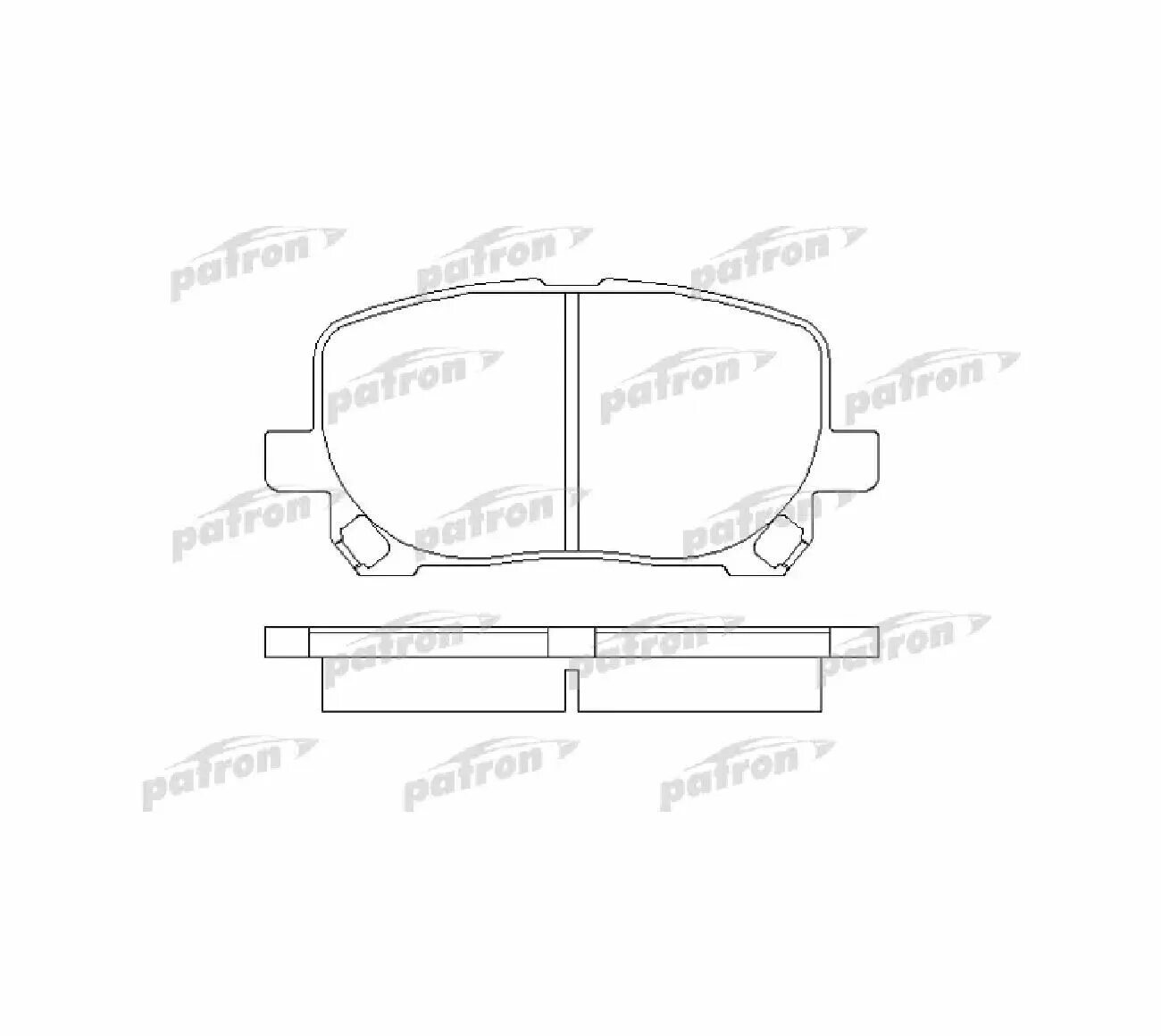 Pbp. Patron pbp130 колодки тормозные передние 340. pbp024. pbp017. pbp1482.