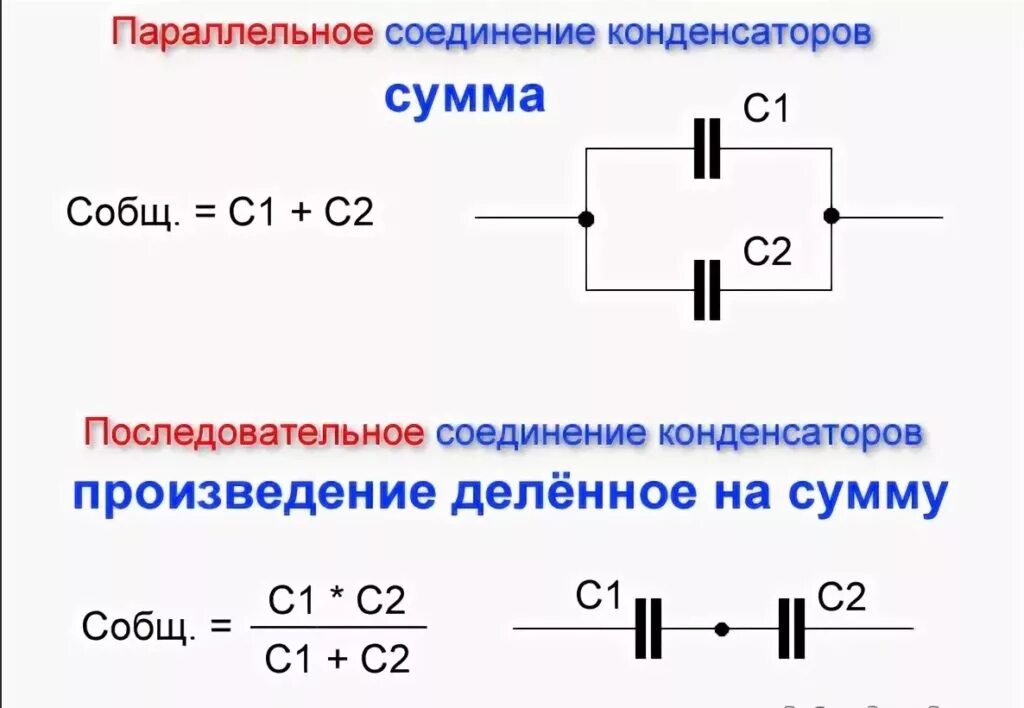 Как определяется емкость конденсатора при последовательном соединении. Схема включения электролитических конденсаторов. Последовательное и параллельное соединение конденсаторов. Последовательное соединение конденсаторов схема. Как подсоединить параллельно конденсаторы.