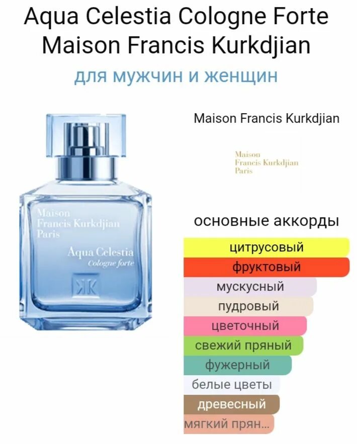 Мейсон Куркджан Aqua Celestia. Aqua Celestia Maison Francis Kurkdjian. Парфюмерная вода Aqua Celestia Cologne Forte 70 ml Maison Francis Kurkdjian. Francis Kurkdjian Aqua Celestia.