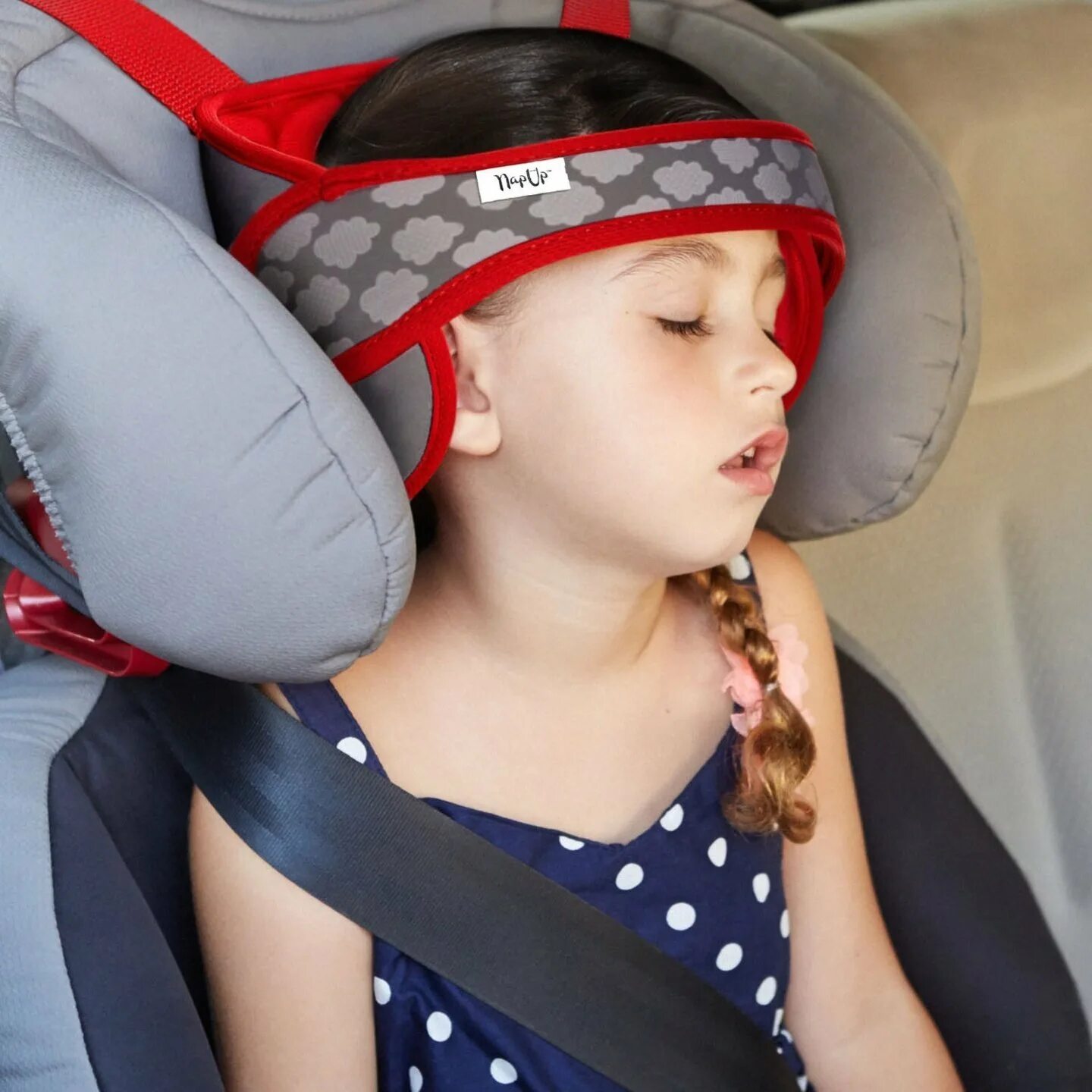 Подушка для поддержки головы NAPUP. Подголовник в автокресло для ребенка. Подушка в машину для ребенка. Фиксатор для головы в автокресле.
