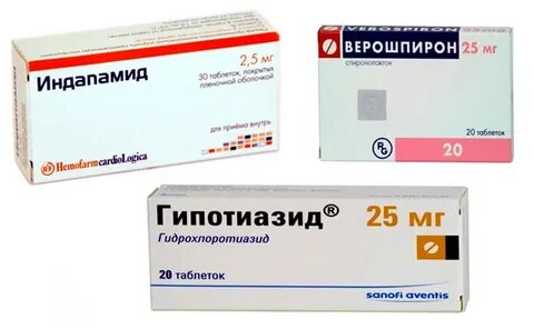 Какие мочегонные пьют при давлении
