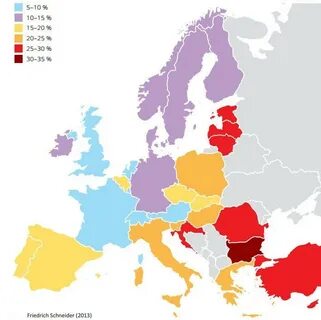 Теневая экономика стран