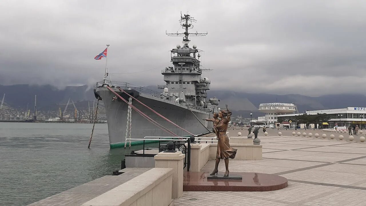 Карта - Памятник Крейсер Кутузов, Новороссийск