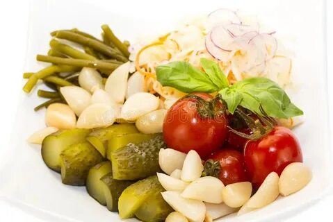 Маринованные свежие овощи