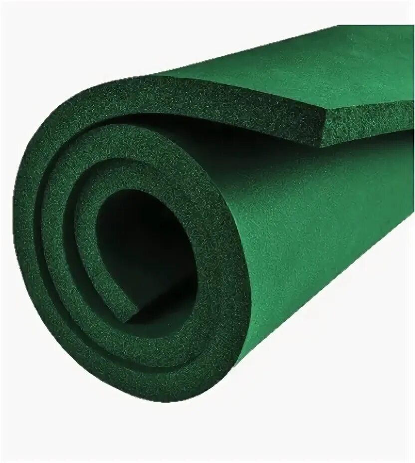 Flex eco. Изоляция для каучук стандарт метр 1.95мт. thermo-flex eco. вспененный каучук рулон. утеплитель для труб зеленый.