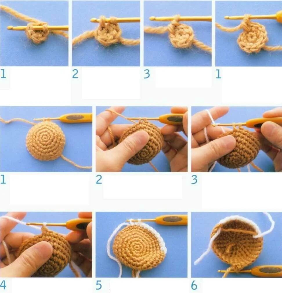 Как сплести амигуруми. Кольцо амигуруми крючком для начинающих. Вязание крючком амигуруми для начинающих пошагово. Схема вязаную игрушку крючком для начинающих пошагово. Схема кольца амигуруми крючком пошагово.