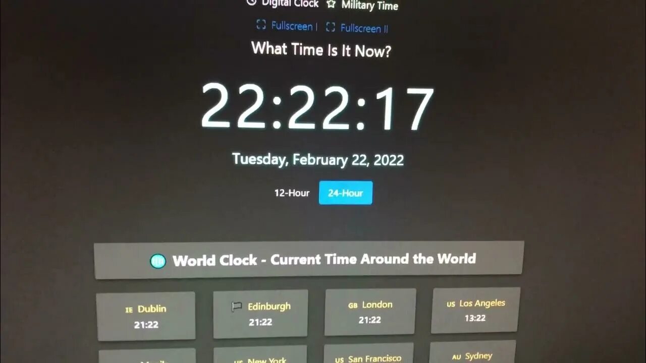 Real time clock error