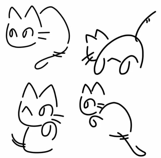 Лёгкие рисунки. Рисунки котов для срисовки. Рисунки для срисовки котики. Котёнок рисунок лёгкий для срисовки. Быстро просто кошка