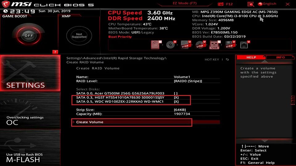 Xmp профиль как включить msi. MSI click BIOS 1. Raid на материнской плате MSI. Raid массив на платах MSI. MSI V10.6 BIOS.