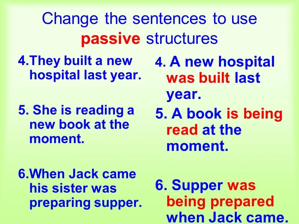 From sentences using the passive. Страдательный залог в английском языке. Пассивный залог в английском языке. Passive structure. Passive sentences в английском.