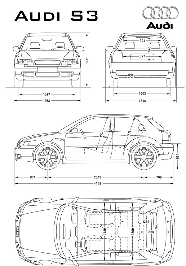 Габариты ауди. Audi a3 8l чертеж. Audi a3 Blueprint. Audi a3 габариты. Габариты Ауди а3 хэтчбек.