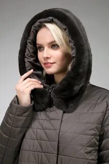 Куртка на верблюжьей шерсти женская зимняя