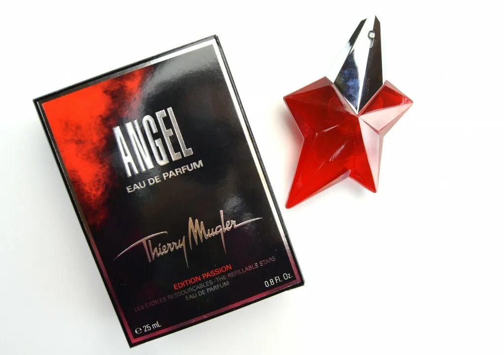 Star lusts. Тьерри Мюглер ангел красный. Mugler Angel Edition passion. Mugler Angel passion Star. Thierry Mugler Limited Edition.