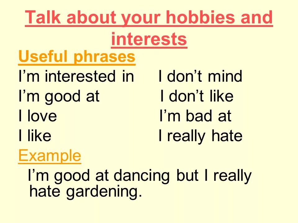 Презентация my Hobby interesting. Hobby Dialogue. Speaking about Hobbies. Предложения с to talk. What would you like to talk about