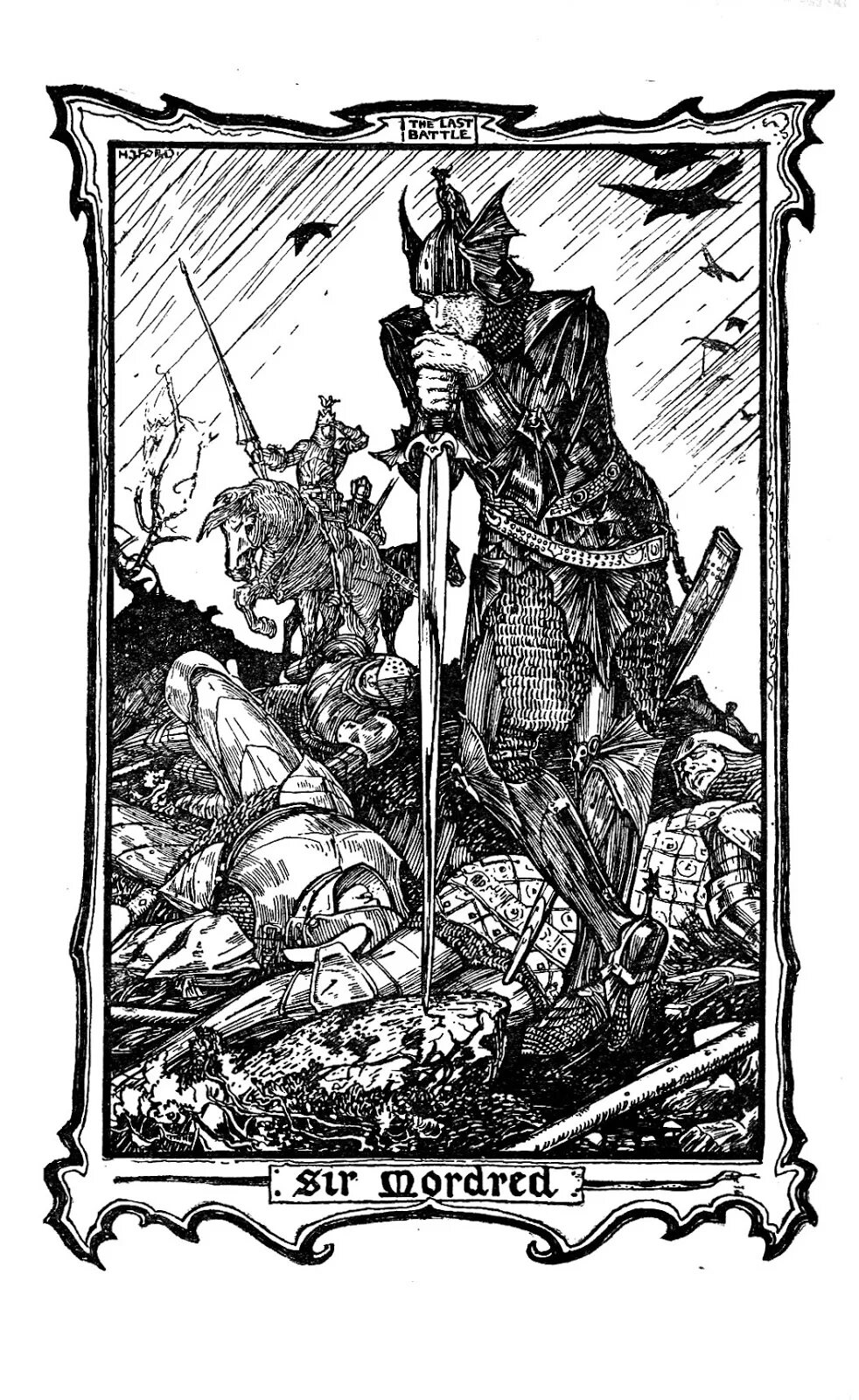 Мордред сын короля Артура. Мордред рыцарь круглого стола.
