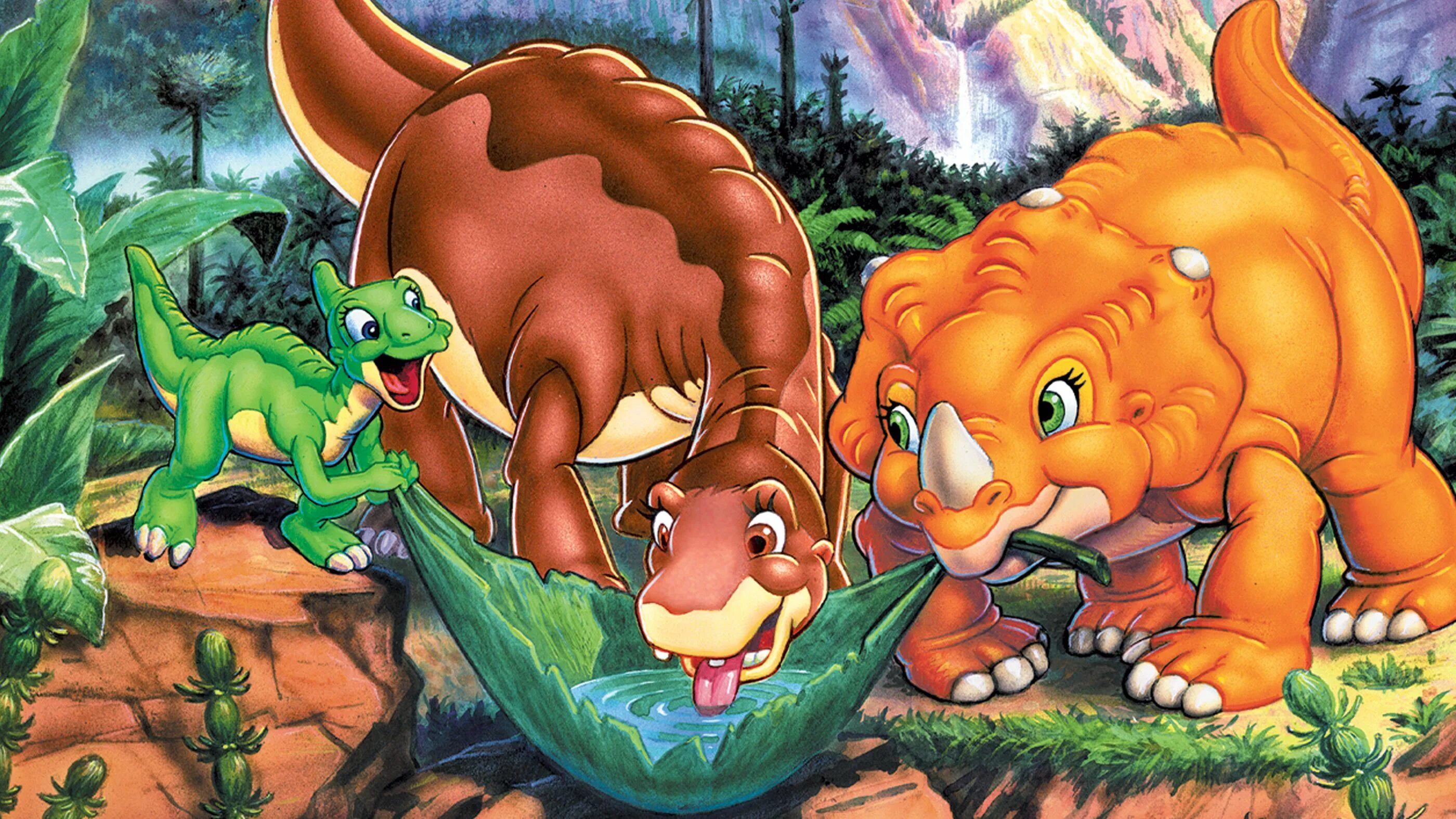 Про динозавров для детей 3 лет. Земля до начала времен (the Land before time), США-Ирландия, 1988.