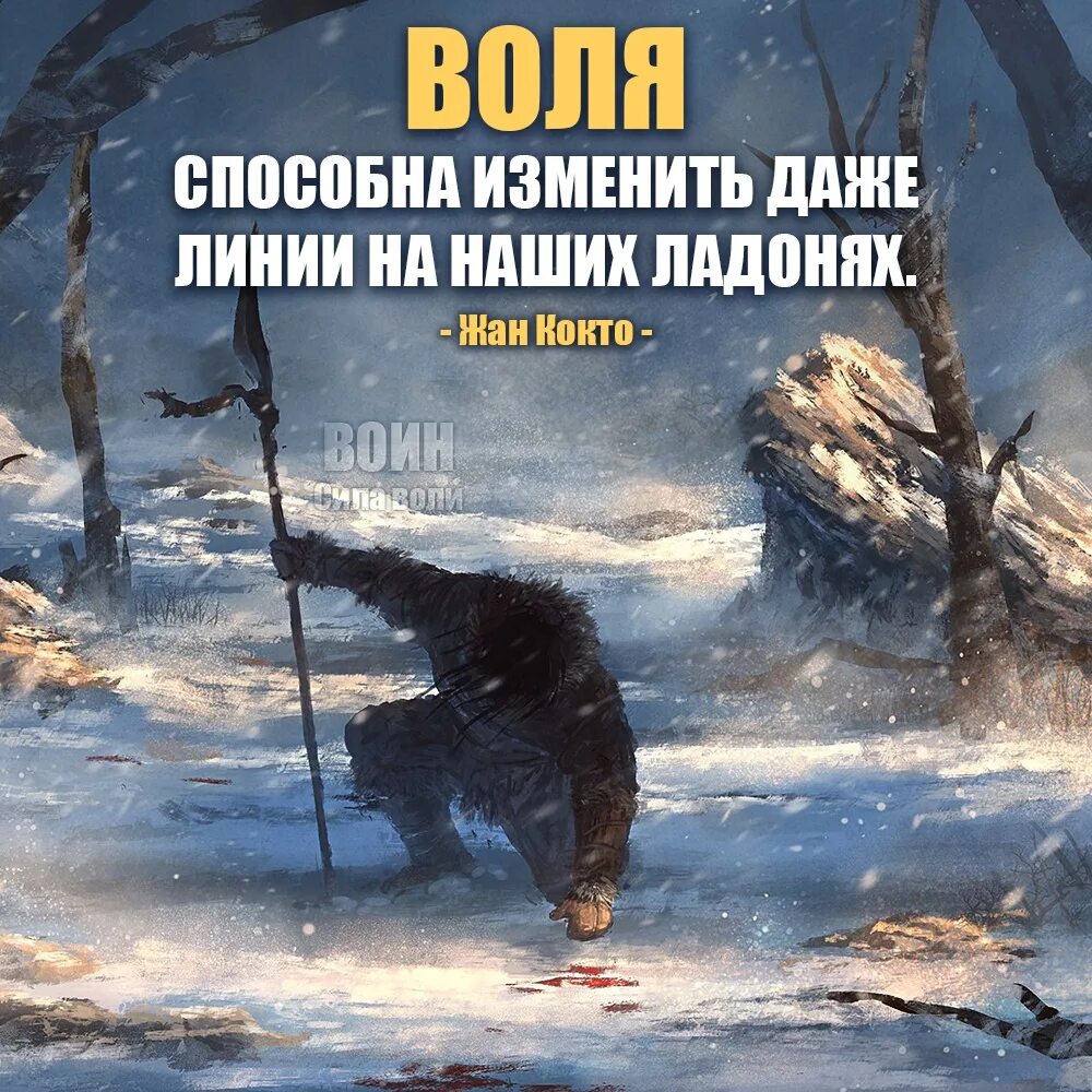 Воин сила воли