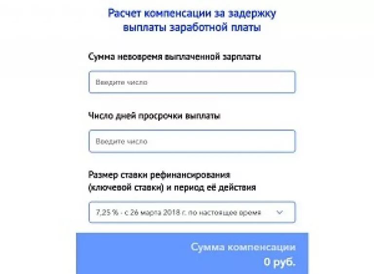 Калькулятор задержки заработной платы 2024 год. Компенсация за задержку расчета. Как рассчитать компенсацию за задержку зарплаты. Компенсация за задержку заработной платы калькулятор. Расчёт денежной компенсации за задержку выплаты заработной платы.