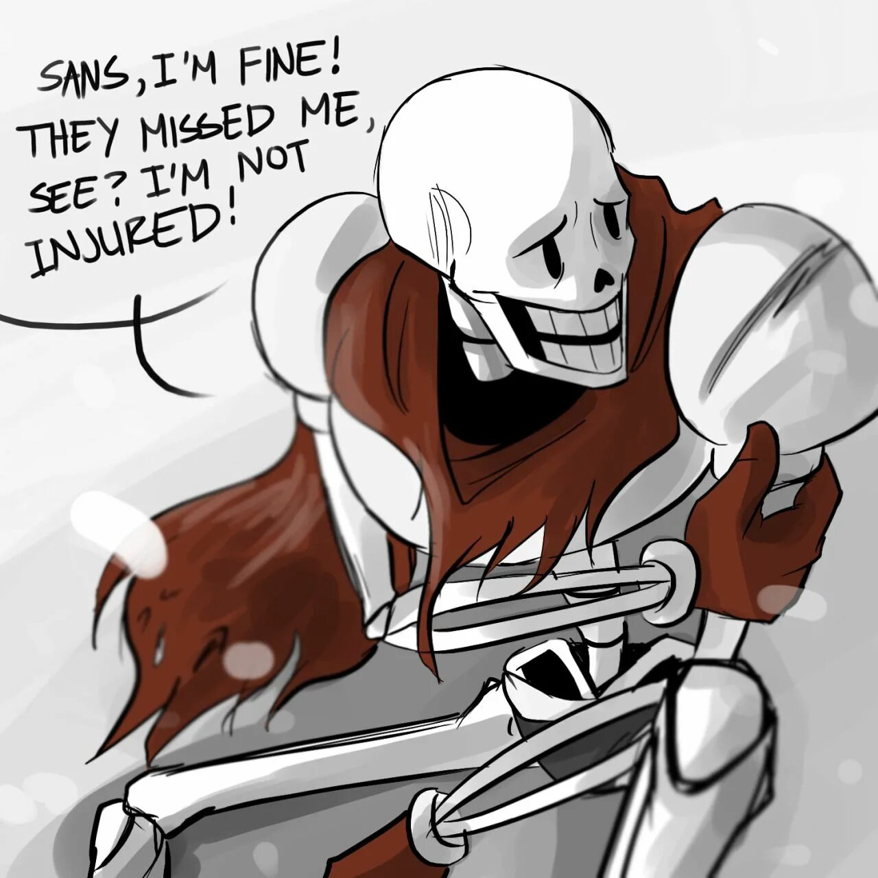 They fine. Papyrus emotions. Андерл эмоции папирусы. Санс и Папирус на машинах в конце. Sans Protector.