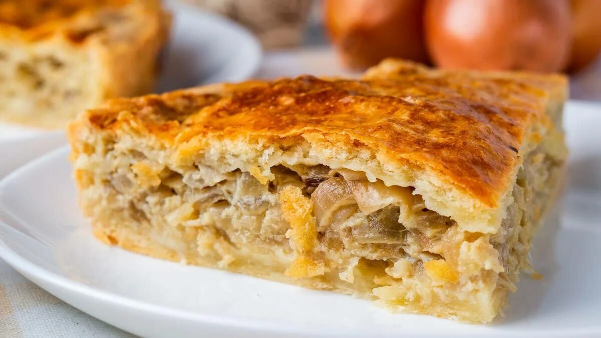 Луковый пирог рецепт классический