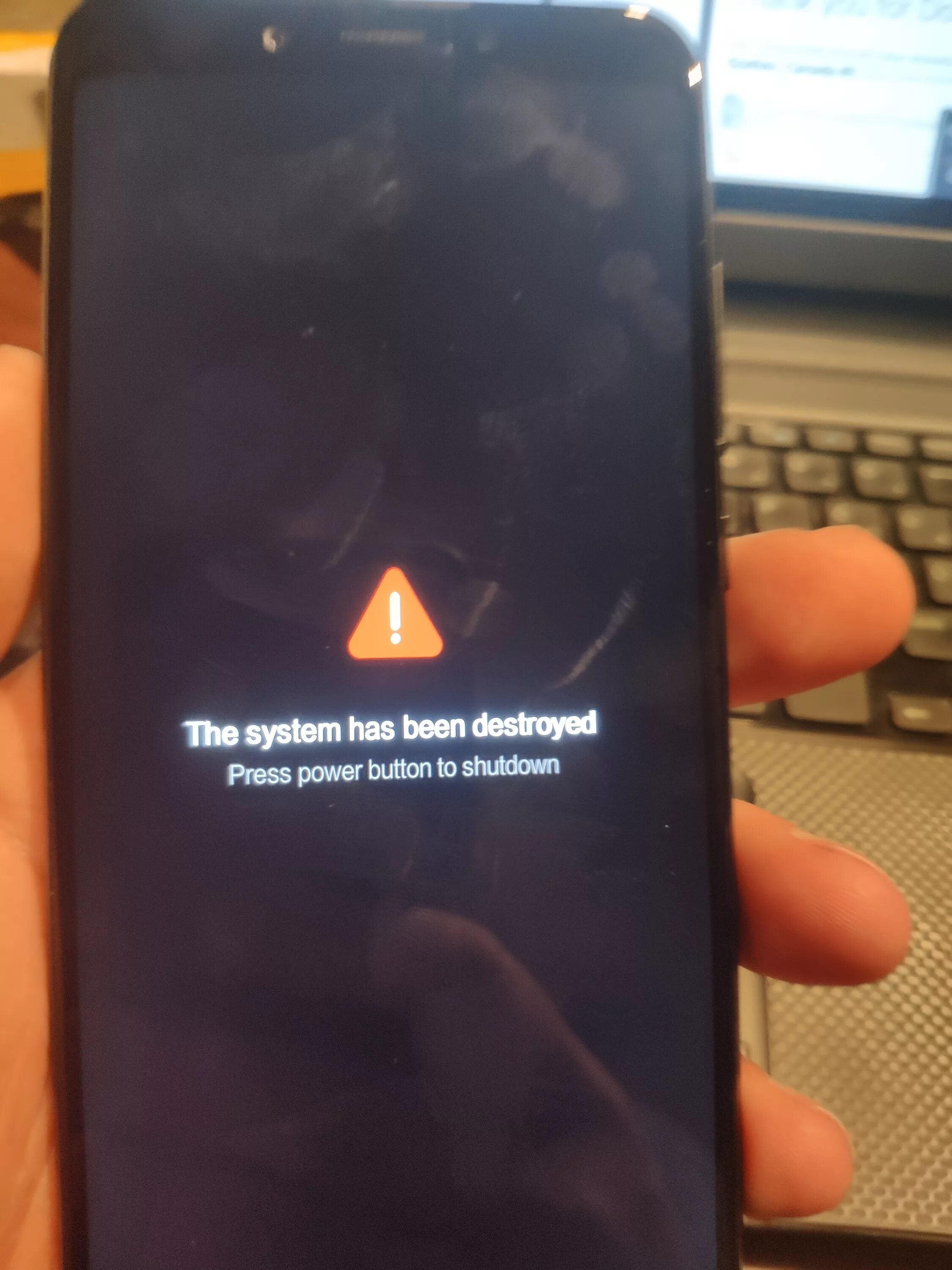 The System has been destroyed Xiaomi Redmi Note 9. Xiaomi кирпич the System has been. The System has been destroyed. Ксяоми the System has has destroyed. Телефон редми 10 не включается что делать