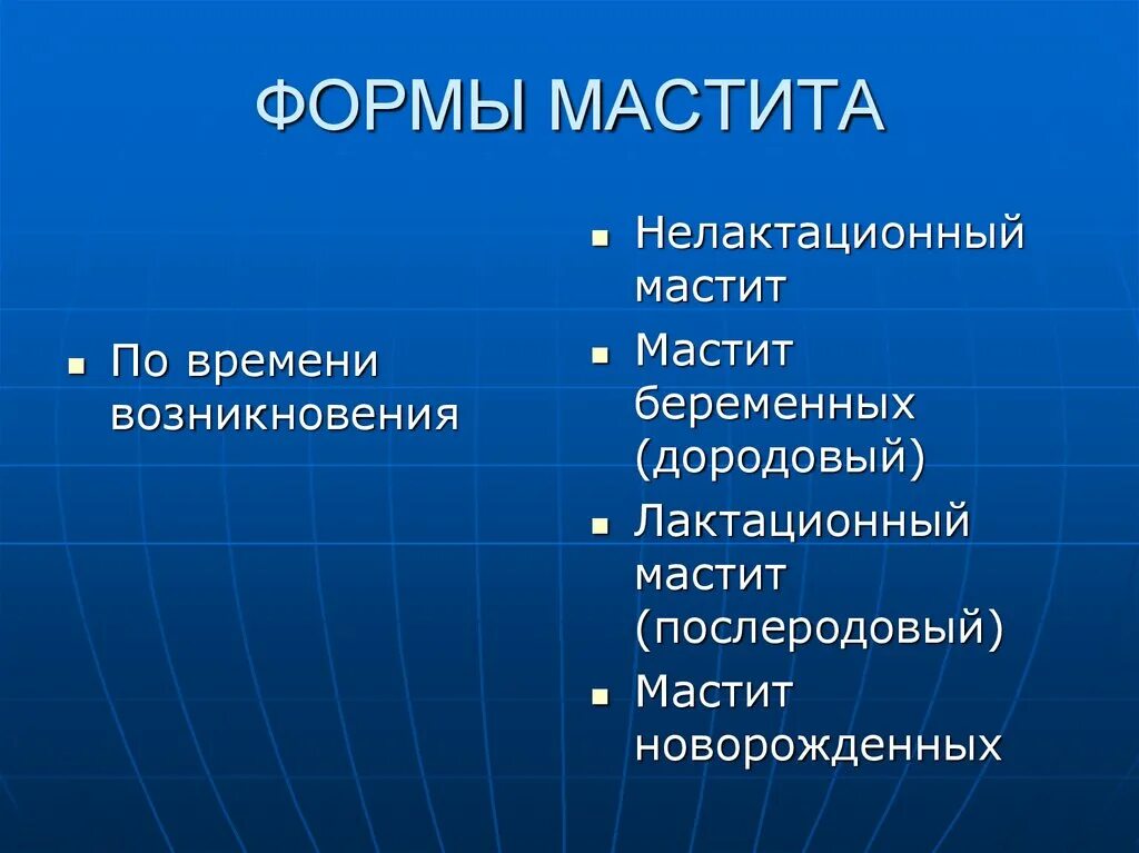 Мформв мастита. Острый гнойный мастит