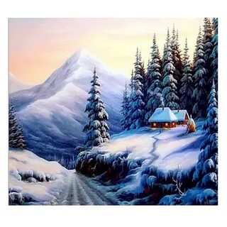 Картины зима пейзажи