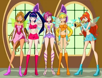 The Winx and a horn. by BronyRoxa.deviantart.com on @DeviantArt Beach Girls...