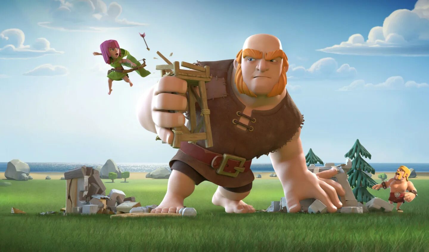 Установить clash of clans. Клэш оф. Клэш оф кланс. Великан из клеш рояль. Гигант клэш оф кланс.