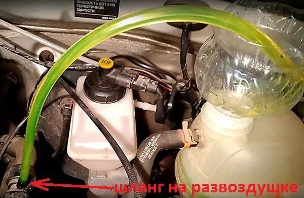 Залить антифриз без воздушной пробки